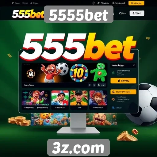 Interface do usuário do site 5555bet